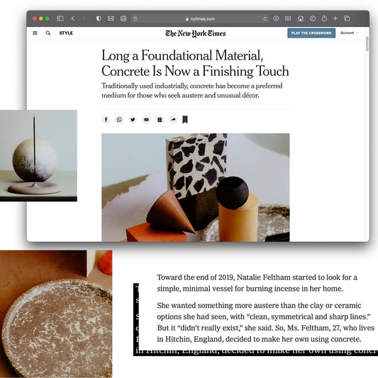 Concrete Goods Features in The New York Times