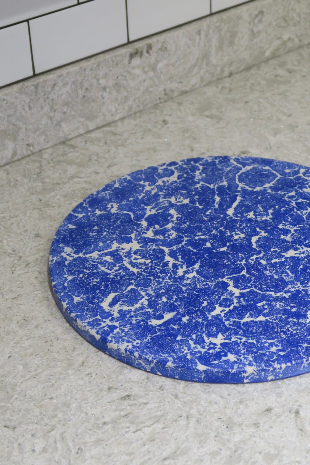 Blue Veined Centrepiece Tray